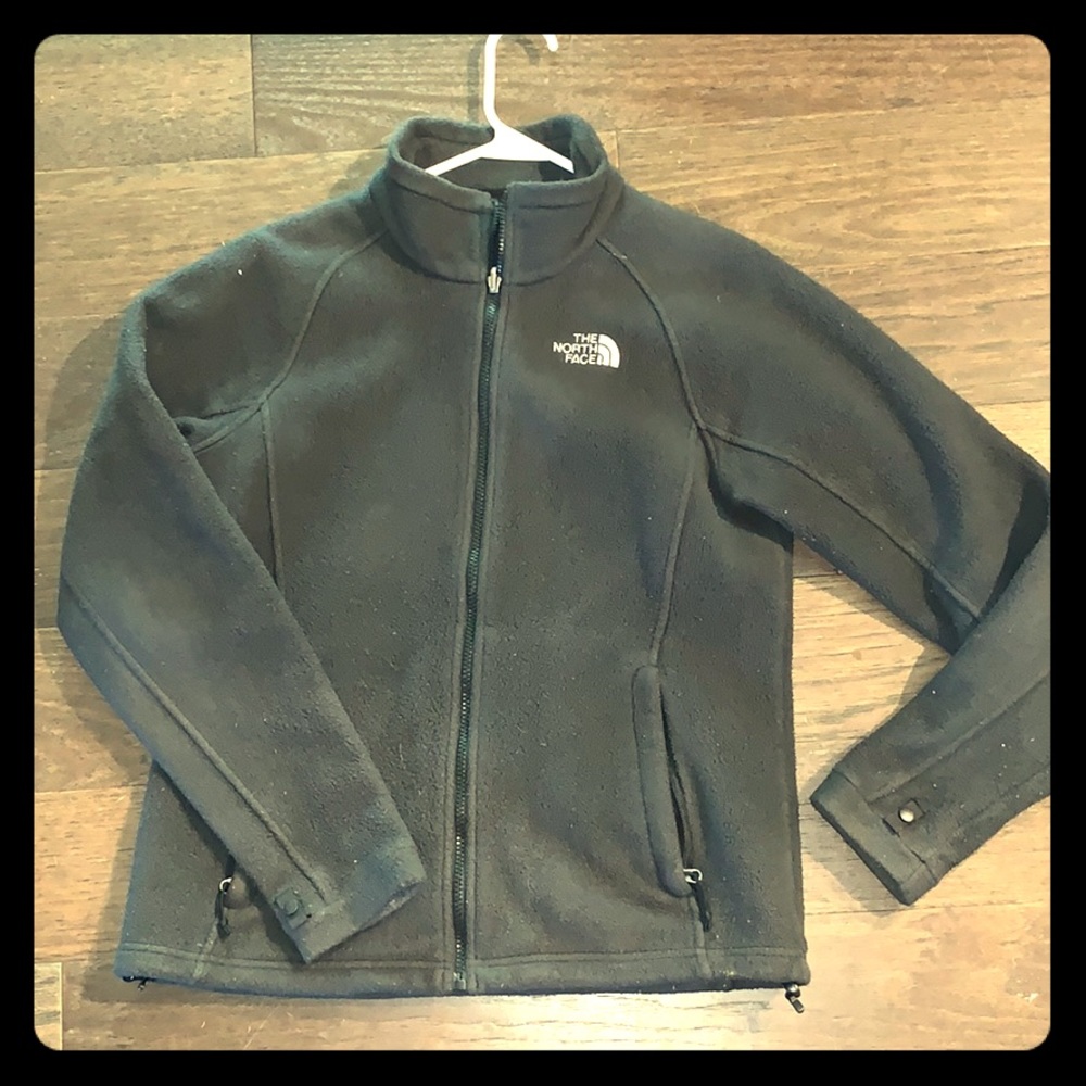 The North Face fleece full zip jacket {MED}